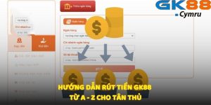 Quy trình rút tiền tại nhà cái Gk88